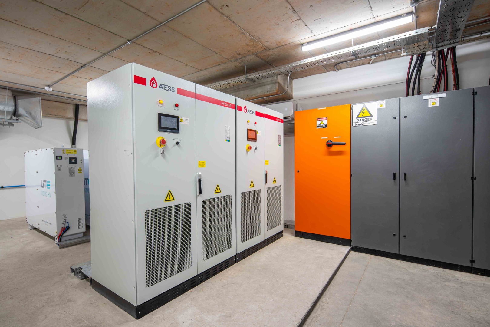 Indoor BESS and electrical equipment installation