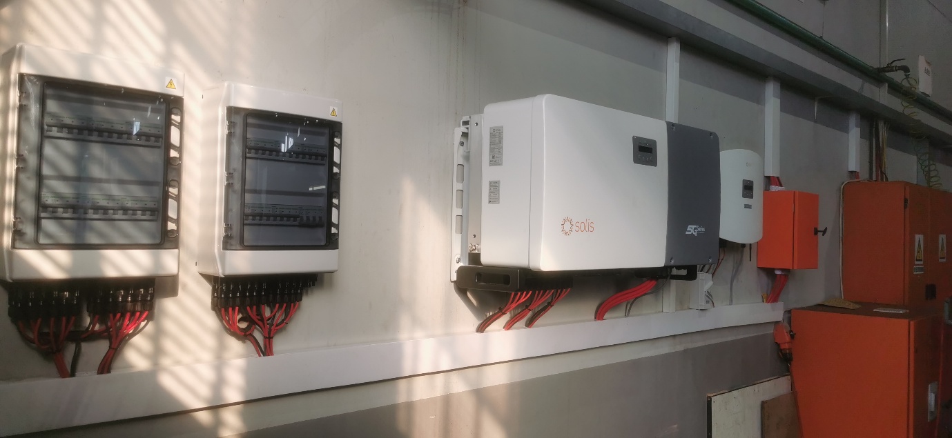 CNC Percission Engineering industrial PV grid-tied installation
